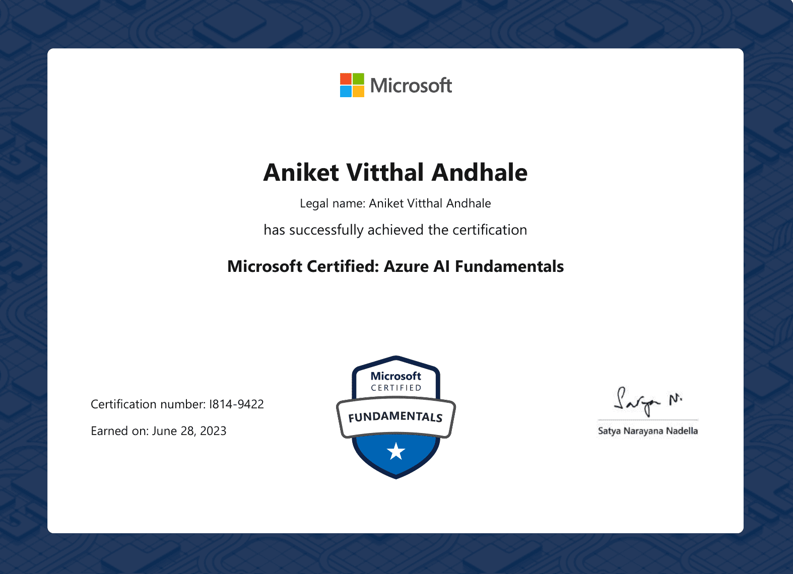 Azure Certificate